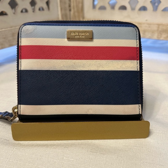 kate spade Handbags - Kate Spade Multicolor Striped Wallet